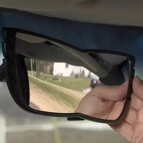 Angel View Wide Rearview Mirror – Reduces Blind Spots & Installs in Seconds