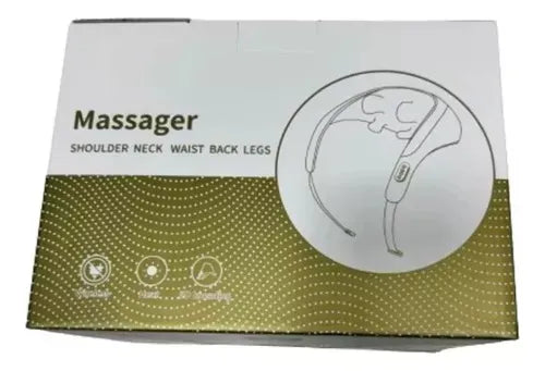 Electric Shiatsu Neck & Shoulder Massager with Heat – Deep-Kneading Back Massager Wrap