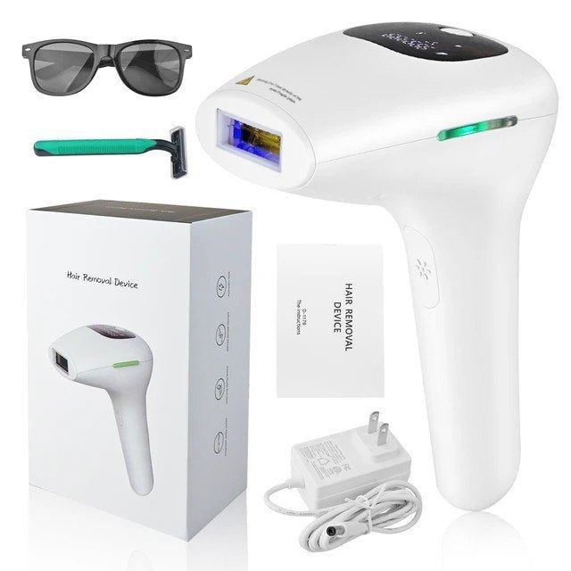 IPL Laser Hair Removal Device for Women & Men – Painless At-Home Permanent Hair Remover