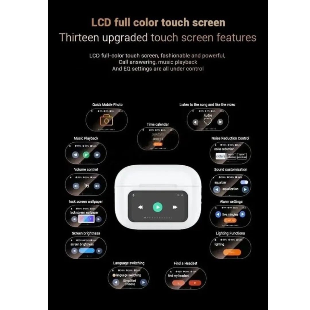 Smart BT 5.0 Headset with Touch, Color & Clear Sound
