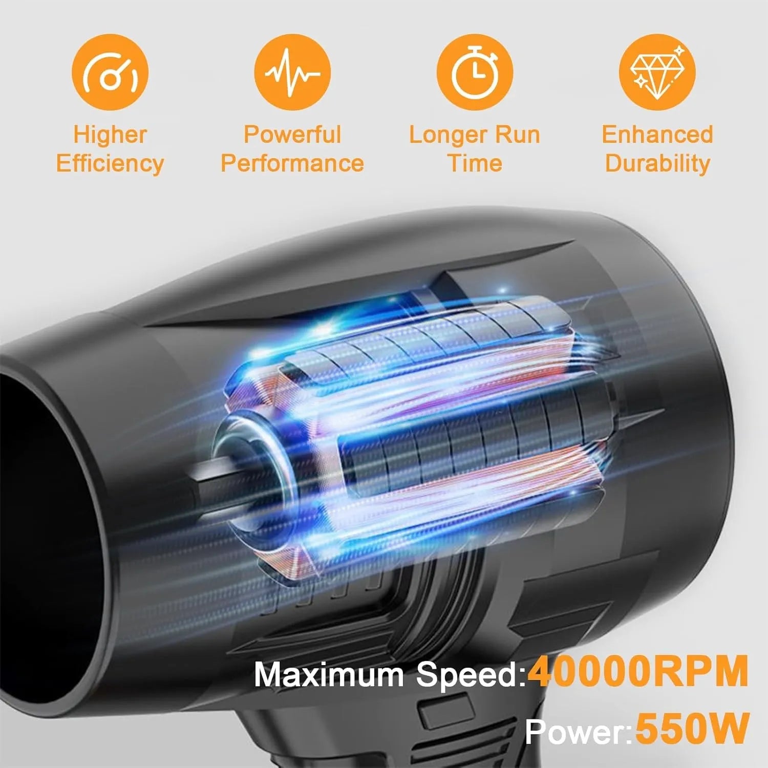 Turbo Air Blower – Fast Drying & Dust Removal