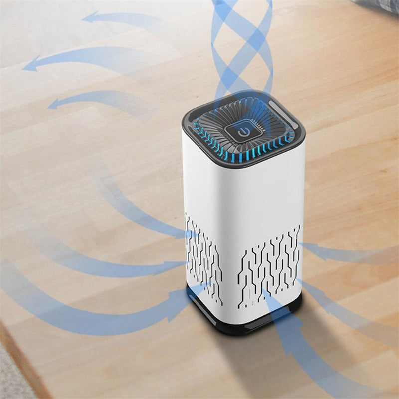 Car Air Purifier Portable Negative Ion Generator Remove Formaldehyde Dust Smoke Air Freshen Washer For Home Car