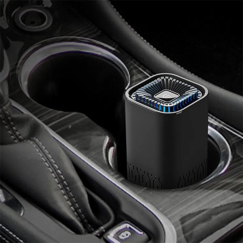 Car Air Purifier Portable Negative Ion Generator Remove Formaldehyde Dust Smoke Air Freshen Washer For Home Car