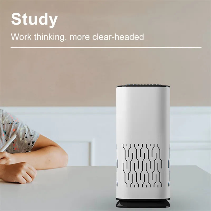 Car Air Purifier Portable Negative Ion Generator Remove Formaldehyde Dust Smoke Air Freshen Washer For Home Car
