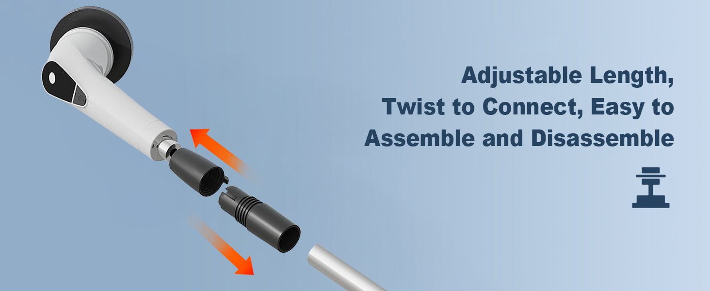 Electric Spin Scrubber With 9 in 1 Replaceable Brush Head