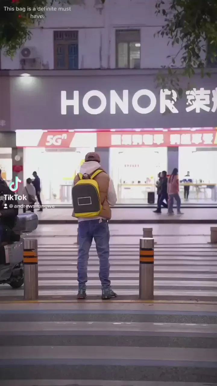 Smart LED Display Backpack