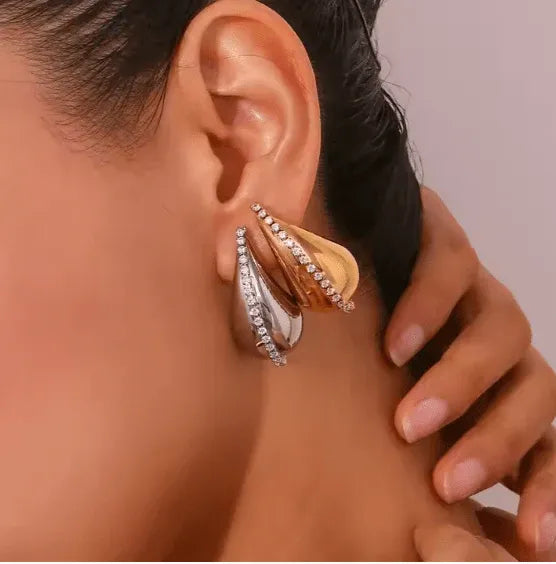 Elegant Drop Titanium Jewelry