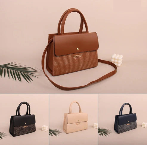 Suede Women Handbag