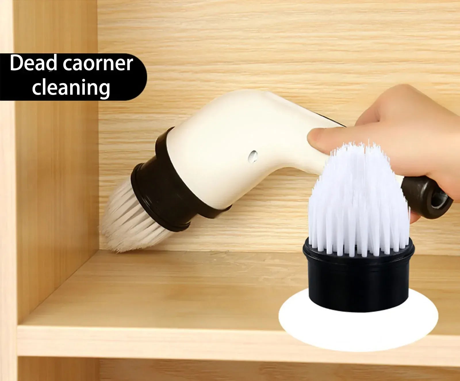 Electric Spin Scrubber With 9 in 1 Replaceable Brush Head