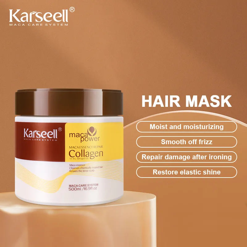 Karseell Collagen Deep Repair Hair Mask- Smooth & Strong – 500 ml