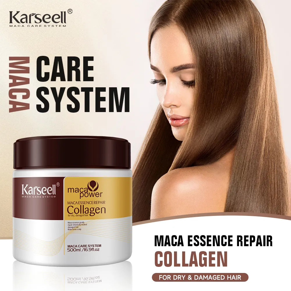 Karseell Collagen Deep Repair Hair Mask- Smooth & Strong – 500 ml