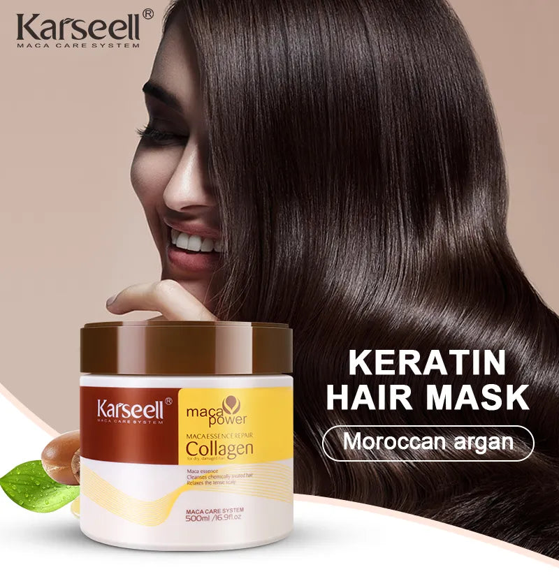 Karseell Collagen Deep Repair Hair Mask- Smooth & Strong – 500 ml