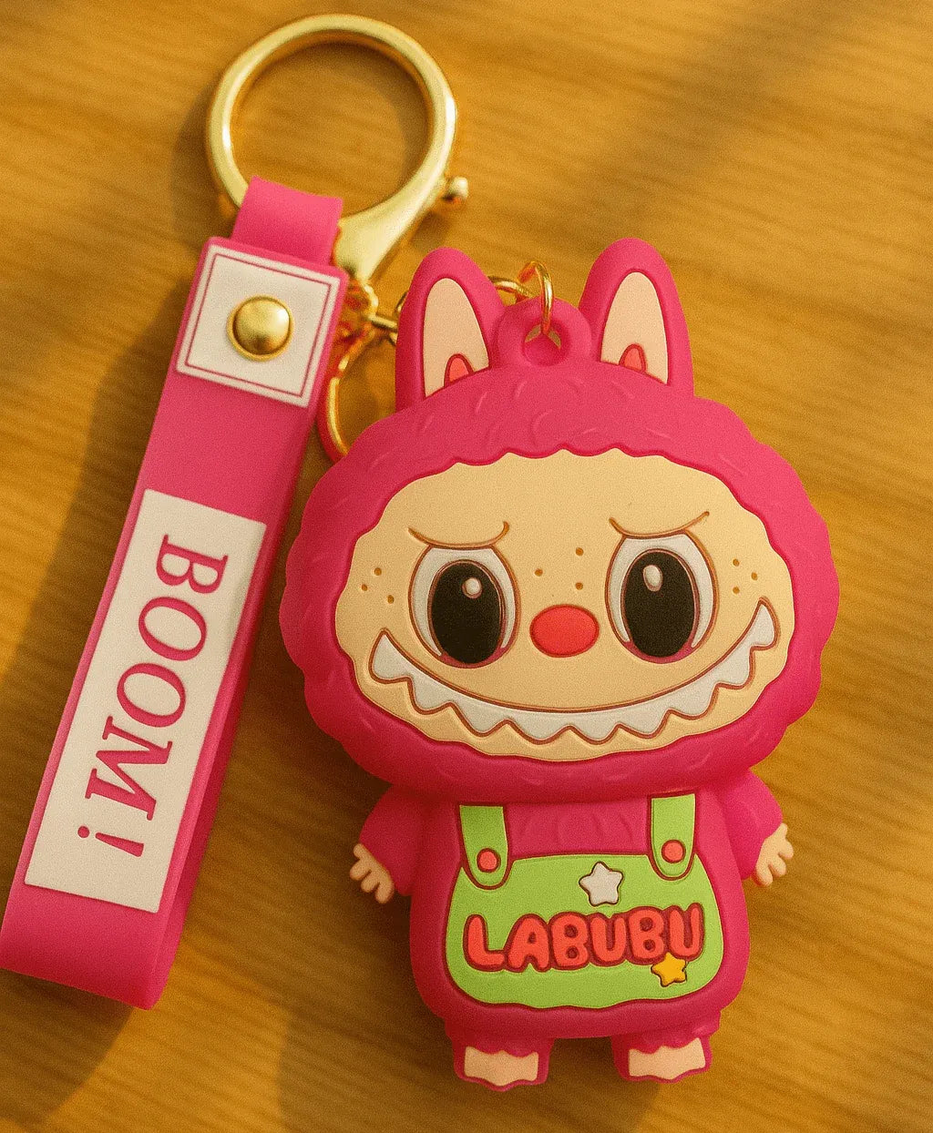 Cute Bunny Wrist-Strap Keychain – LABUBU Style