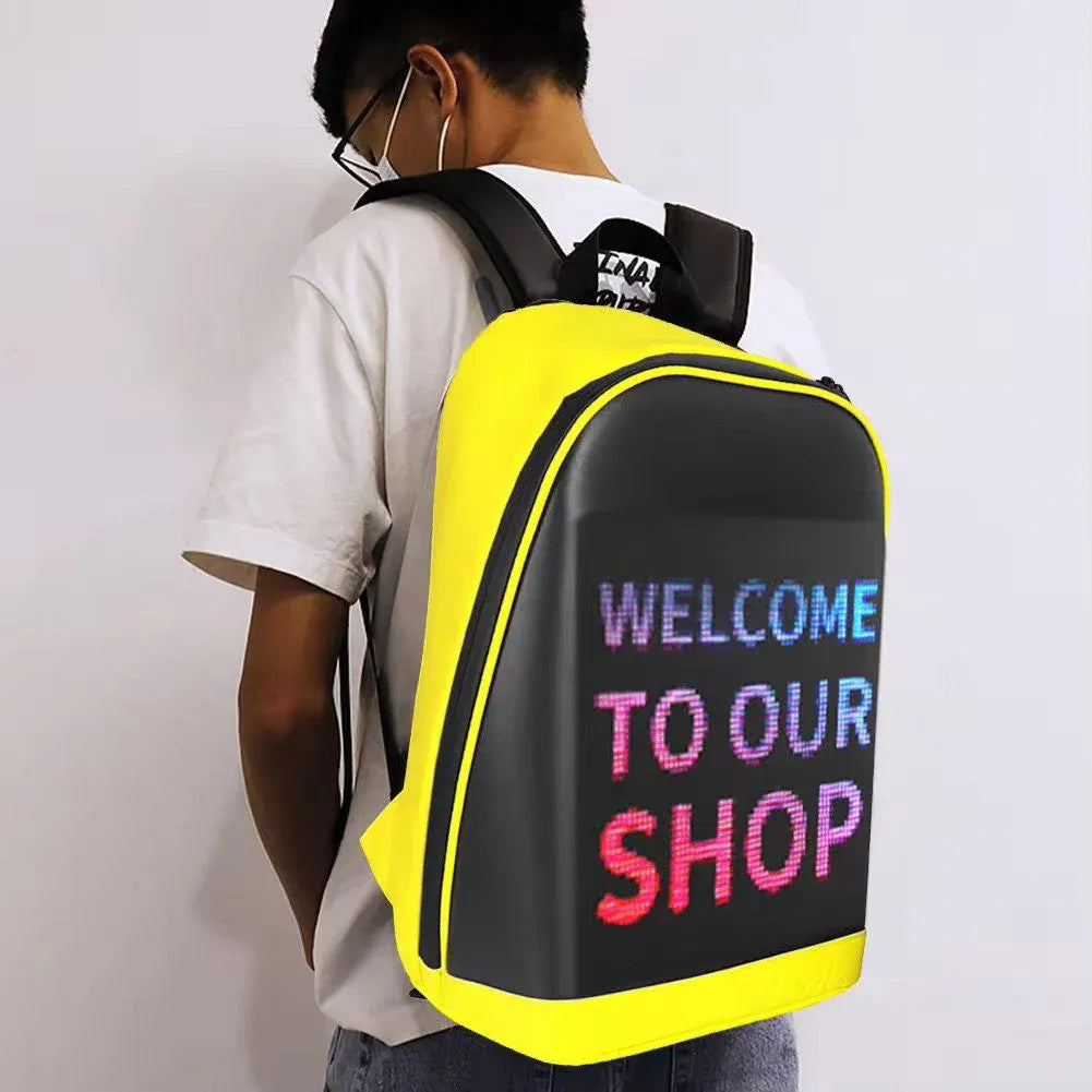 Smart LED Display Backpack